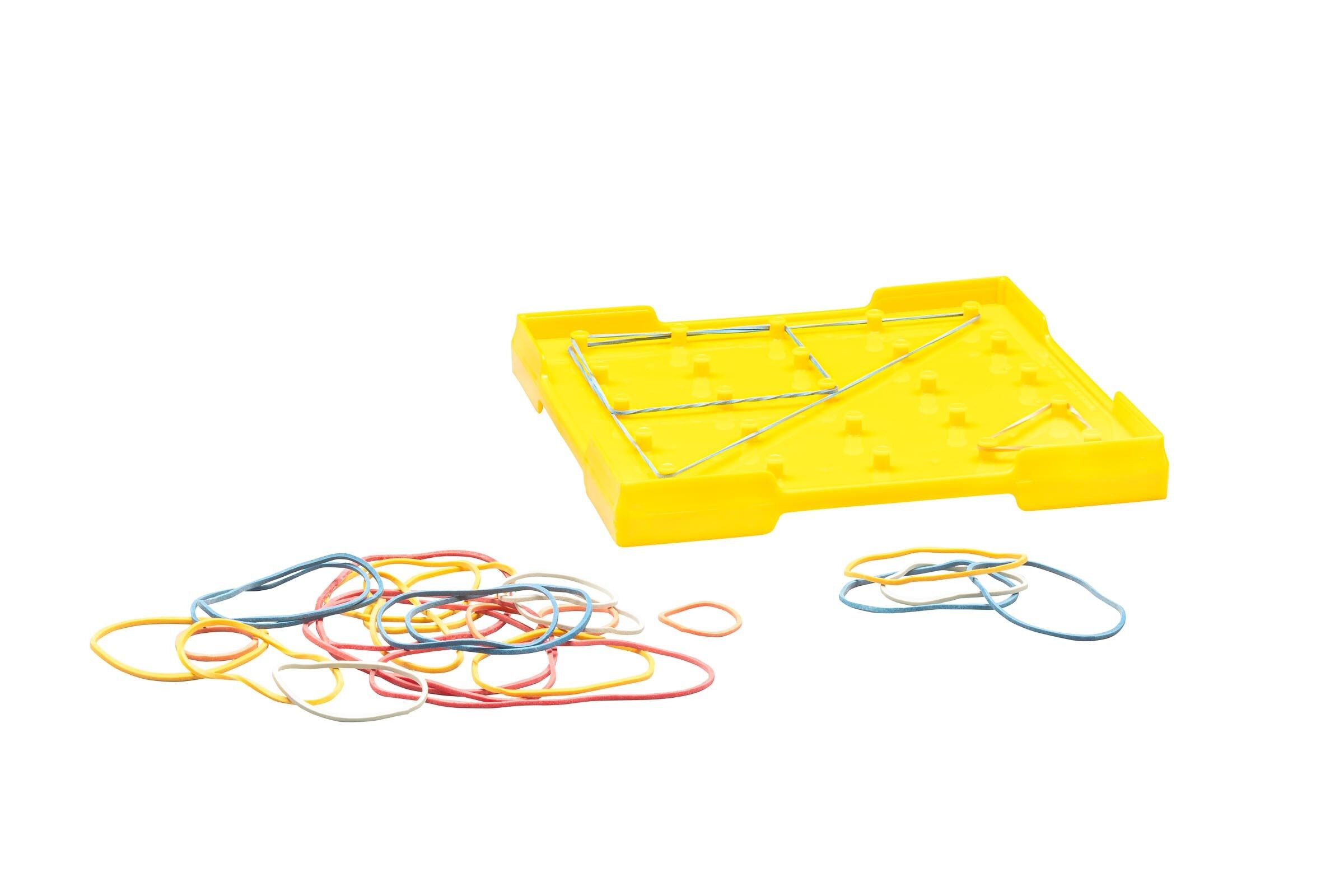 geometry board small double-sided yellow | Geoboard learn math elementary school Wissner