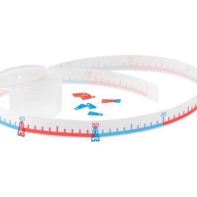 Ligne numérique 100 ruban de calcul 1m de long | Illustration de l'espace numérique 100