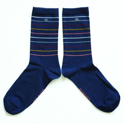 Nino 42-46 Socken, hergestellt in Frankreich und in Solidarität mit der Marke Bonpied