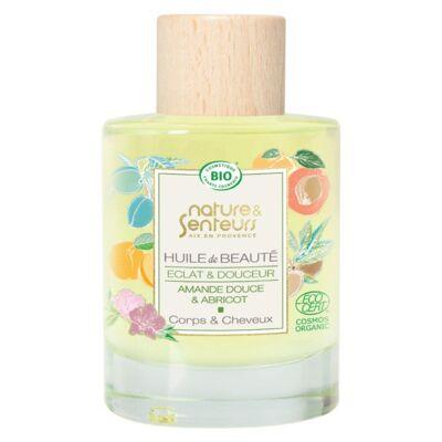 Body and hair oil 50ml: Sweet almond and Apricot