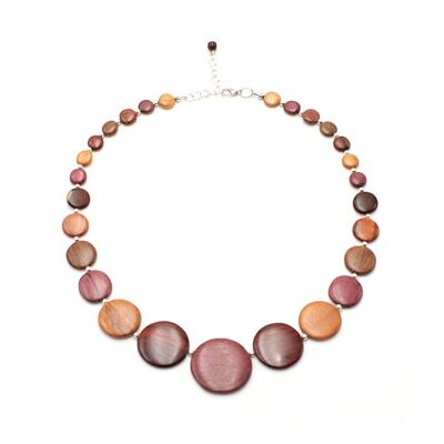 Gammia multicolored wooden necklace