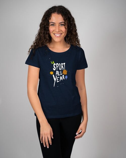 T-shirt "Sport All Year" Femme