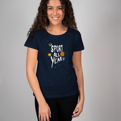 T-Shirt „Sport das ganze Jahr“ für Frauen