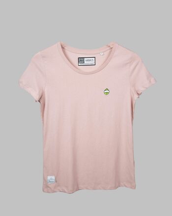 T-shirt "Essentiel" Femme Rose millennial 3