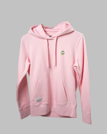 Sweat à capuche Lemon Femme Rose millennial 3