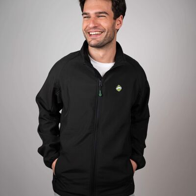 Chaqueta softshell de limón para hombre