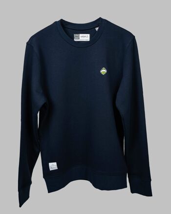 Sweat col rond Lemon Homme Bleu navy 2