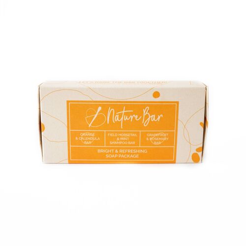 Bright & Refreshing Soap Bar package | Vegan | Handmade