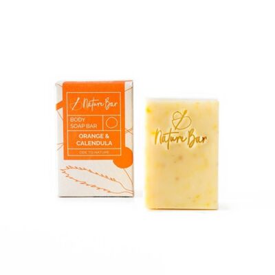 Orange & Calendula Soap Bar | Vegan | Handmade