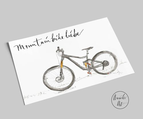 Postkarte | Mountainbike | MTB | Mountainbikeliebe