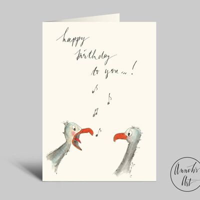 tarjeta de cumpleaños | ¡ups! feliz cumpleaños | Divertida tarjeta plegable
