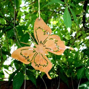 Rouille Déco Papillon Filigrane | Décoration à suspendre pour le jardin et la maison 8