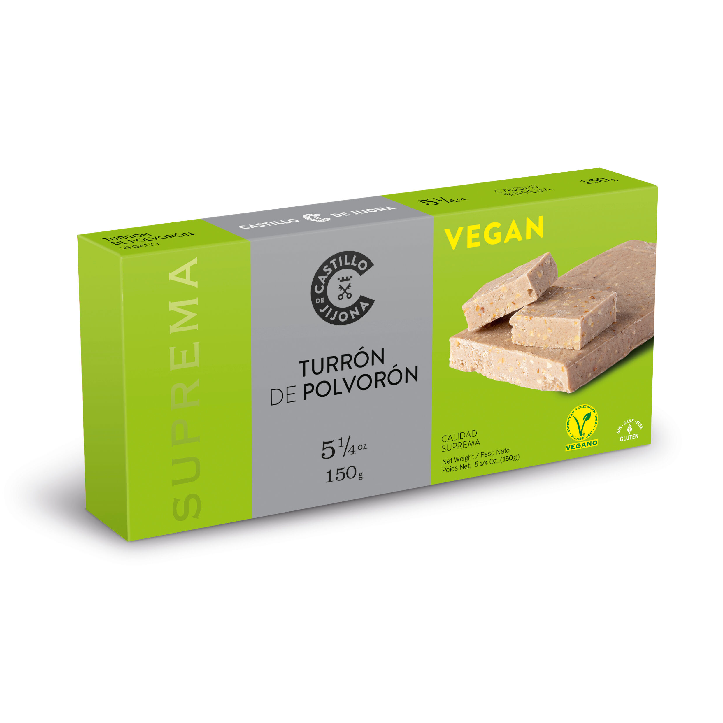 Supreme Quality VEGAN Polvorón Nougat (200g)