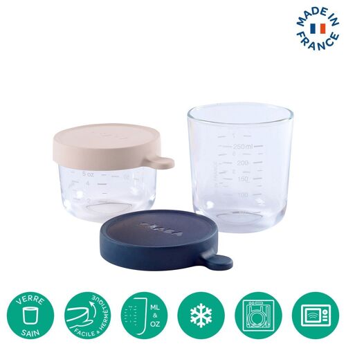 Silicone meal set - nigh blue