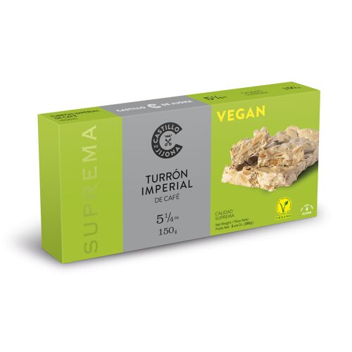 Turrón Imperial de café VEGANO