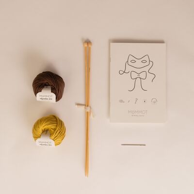 Kit pour tisser un masque pour les yeux amusant avec un nœud papillon