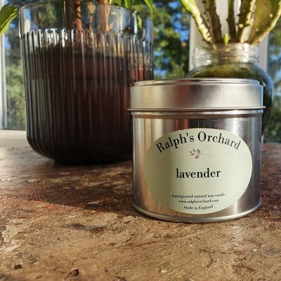Lavender scented eco-friendly candle