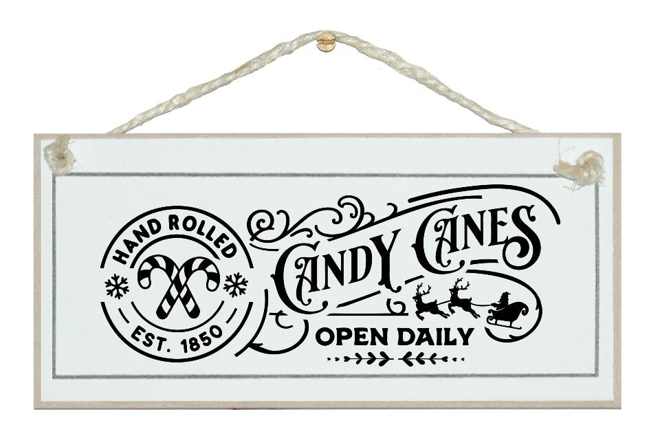 Bastoncini di zucchero. Segno di Natale d'epoca