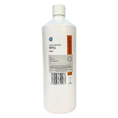 Botella de recambio de 1 litro de jabón líquido de lujo - Mango