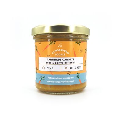 Crema spalmabile di peperoni Coco Tchuli alla carota biologica 145g