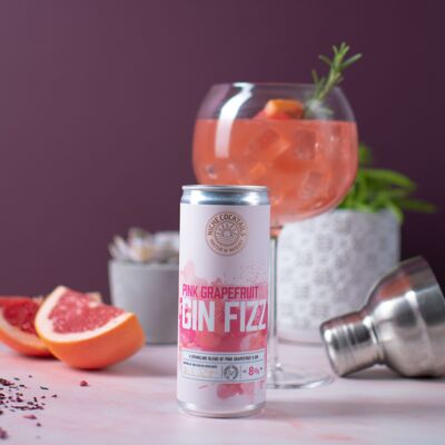 Cocktail di nicchia Gin Fizz al pompelmo rosa x24