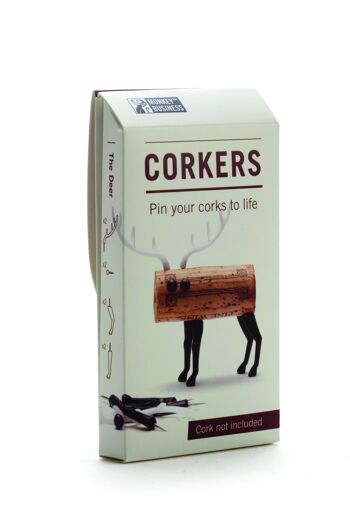 Corkers Cerf- épingles déco de bouchon liège 3