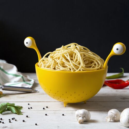 Spaghetti Monster - passoire monstre jaune