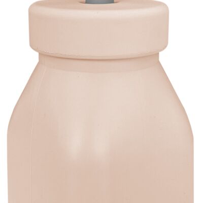 Silicone Trainer Bottle with Straw - Nude