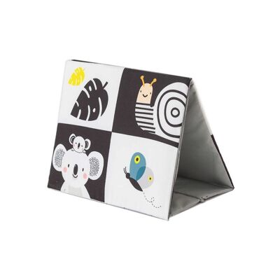 Libro specchio per il tempo sulla pancia di Taf Toys