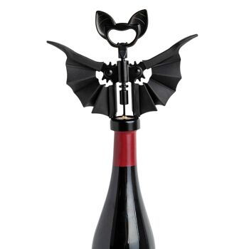 Vino - tire bouchon chauve souris - cadeau Halloween - fête des pères 3