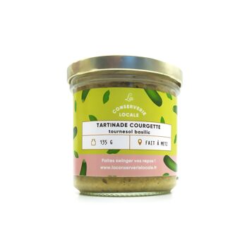 Tartinade Courgette Tournesol & Basilic 135g