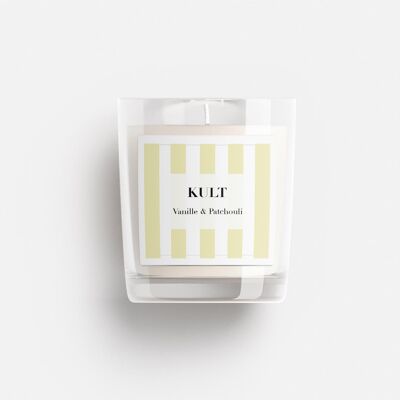 Soy wax candle "vanilla & patchouli"