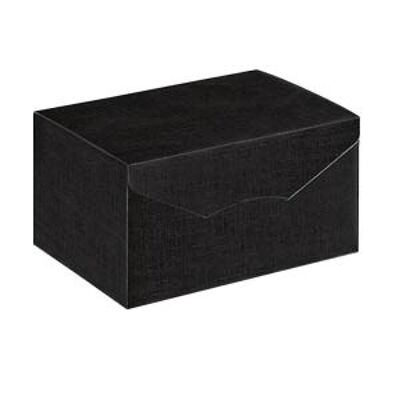 Schwarze Schachtel 32,5 x 17,5 x 18 cm