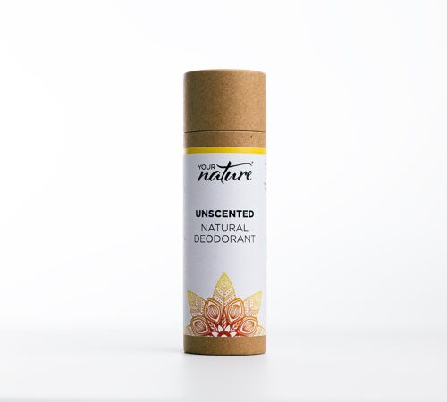 Unscented - natural deodorant stick