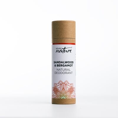 Sandalwood & Bergamot - natural deodorant stick