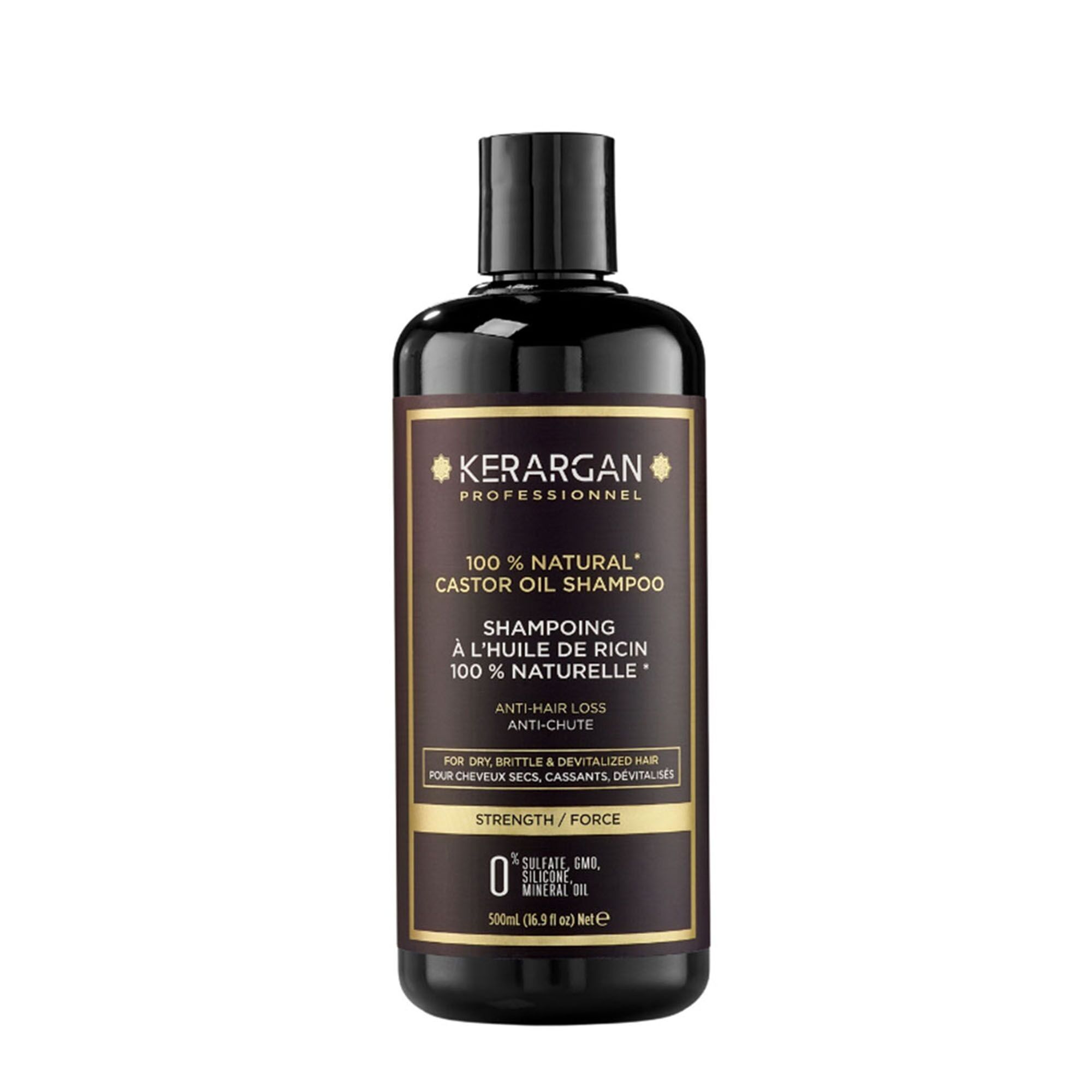 Kerargan - Shampoo anticaduta con olio di ricino - 500 ml