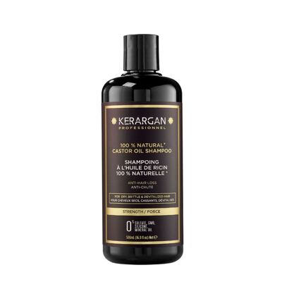 Kerargan - Shampoo anticaduta con olio di ricino - 500 ml