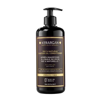 Kerargan - Acondicionador Anticaída con Aceite de Ricino - 500ml