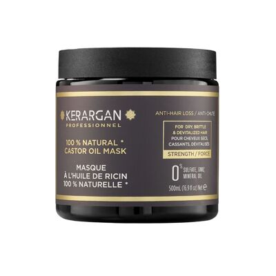 Kerargan - Maschera anticaduta con olio di ricino - 500ml