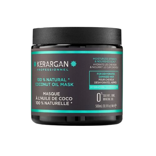 Kerargan - Masque Capillaire Hydratant à l'Huile de Coco - 500ml