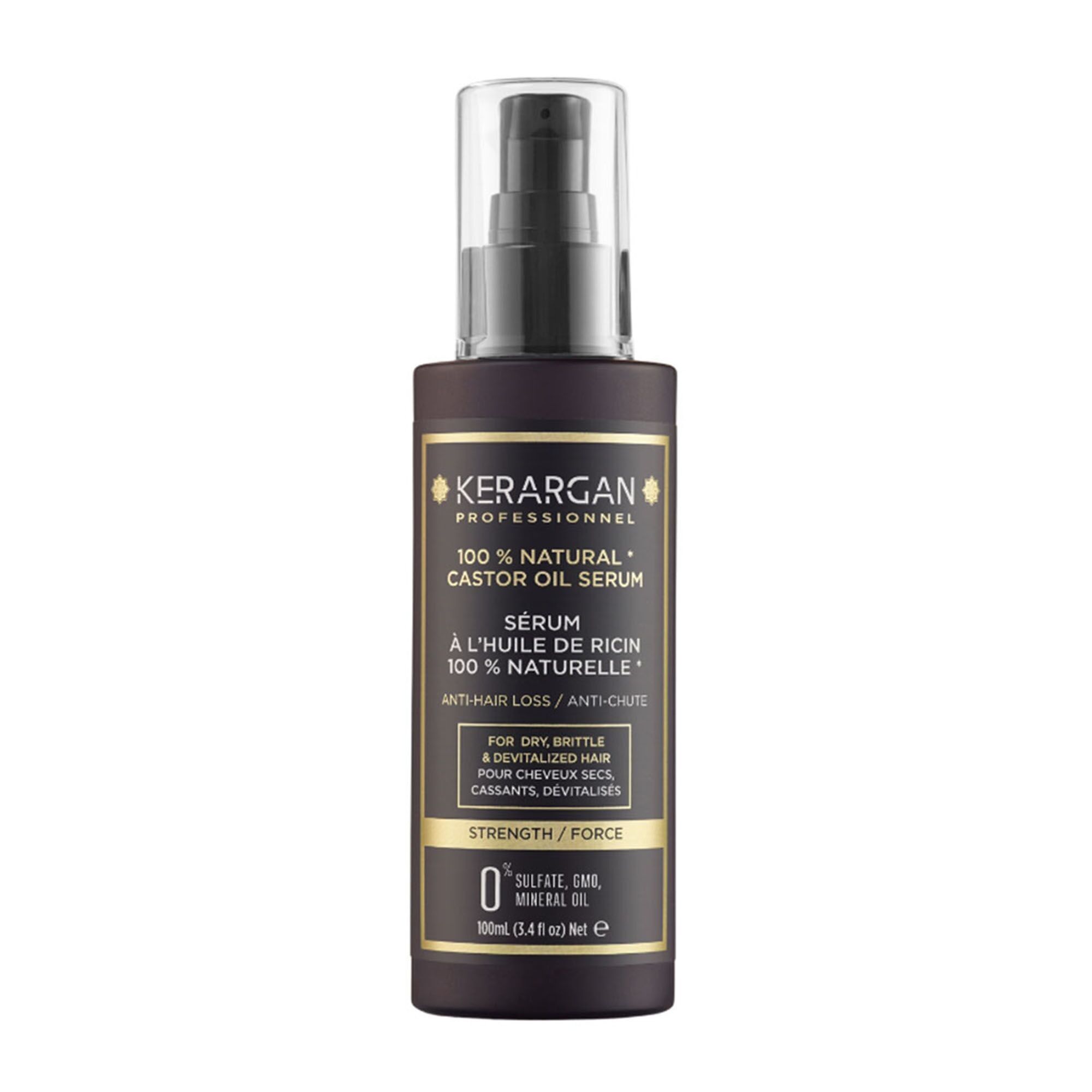 Kerargan - Siero anticaduta con olio di ricino - 100ml