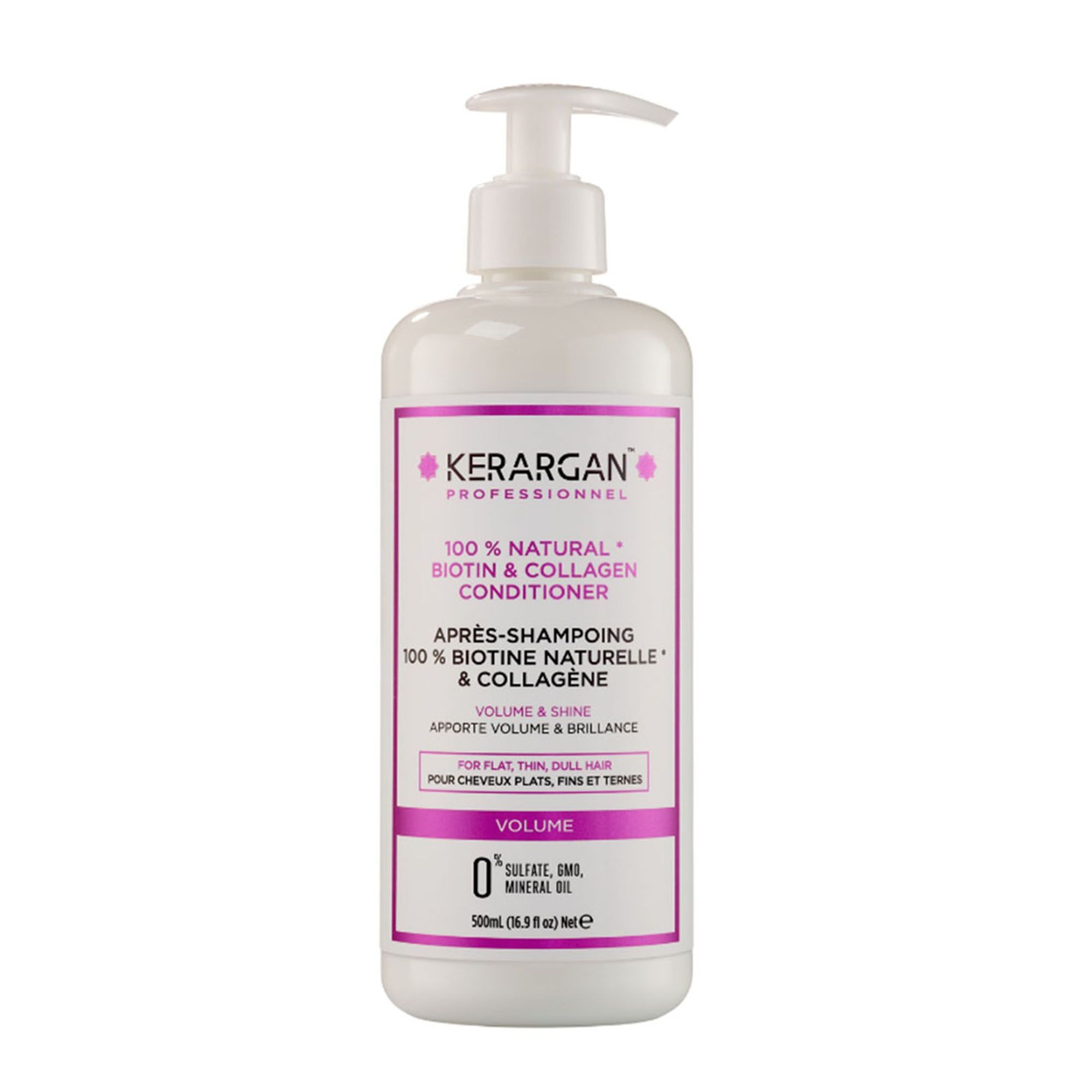 Kerargan - Balsamo volumizzante con biotina e collagene - 500 ml