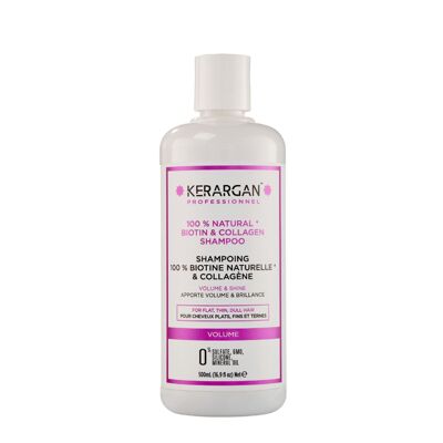 Kerargan - Shampoo volumizzante con biotina e collagene - 500 ml