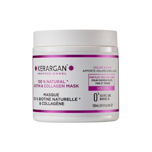 Kerargan - Masque Volumisant à la Biotine & Collagène - 500ml