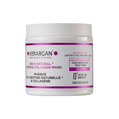 Kerargan - Maschera volumizzante con biotina e collagene - 500 ml