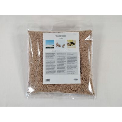 500 g de coquilles de millet bio avec caoutchouc, article 2220005