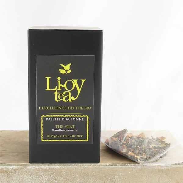 AUTUMN PALETTE II - Tè verde biologico vaniglia-cannella