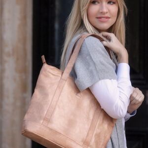 Sac fourre-tout en cuir pour femme