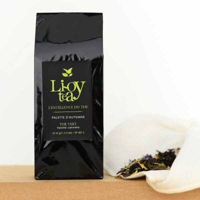 AUTUMN PALETTE I - organic vanilla-cinnamon green tea