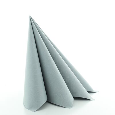 Einweg Serviette Grau aus Linclass® Airlaid 40 x 40 cm, 12 Stück